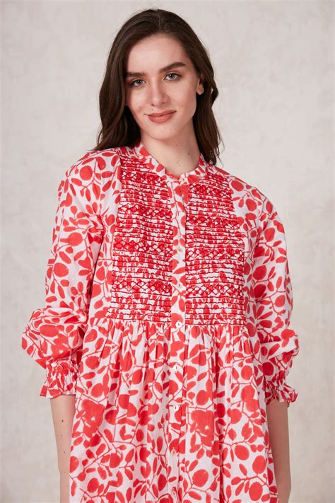 LOUISE GIRLS LOUNGE <strong>DRESS</strong> AMOUR RED. . Ros garden dress